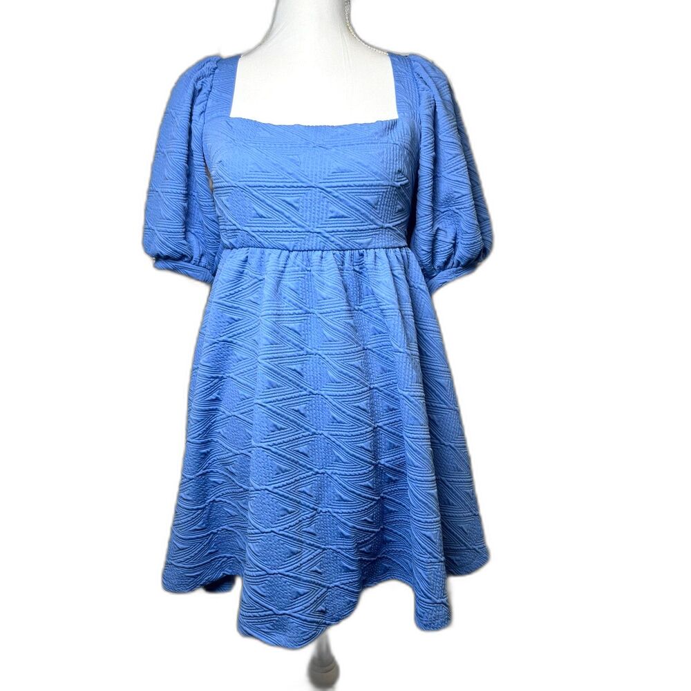 Free People Violet Mini Dress Size Small In Blue New With Tags $108 retail - Picture 7 of 10